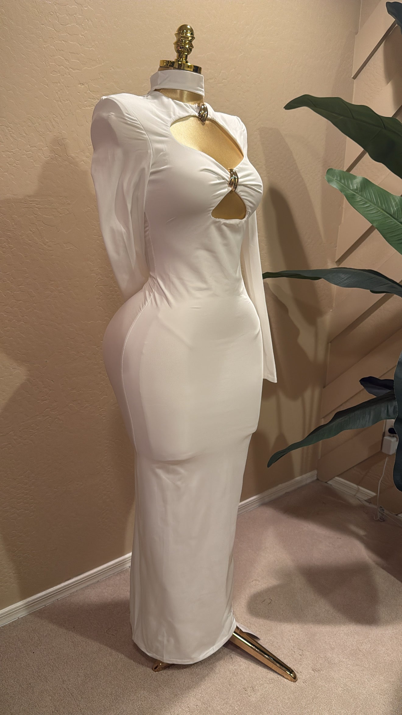 Sexy turtleneck dress