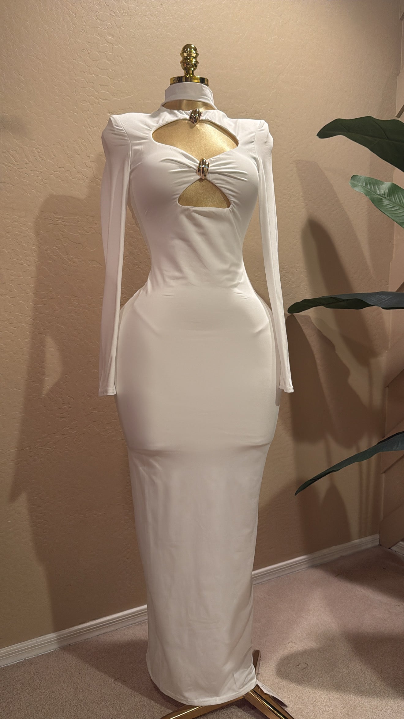 Sexy turtleneck dress